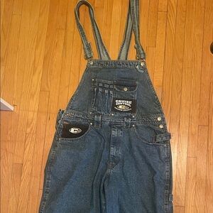 Men's Relaxed Denim Overalls